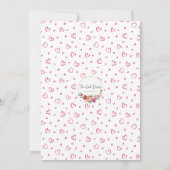 Onze kleine schatje draait om één kaart (Achterkant)