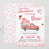 Onze kleine schatje draait om één kaart (Voorkant / Achterkant)