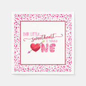 Onze kleine schatje draait om een Napkin - WH Servet (Voorkant)