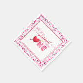 Onze kleine schatje draait om een Napkin - WH Servet (Hoek)