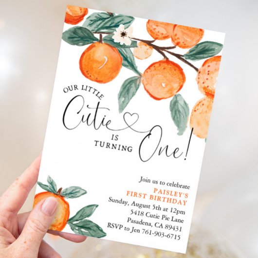 Onze kleine schatje eerste verjaardag kaart