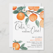 Onze kleine schatje eerste verjaardag kaart (Voorkant)