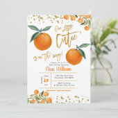 Onze kleine schatje is op de weg uitnodiging (Staand voorkant)