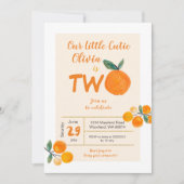 Onze kleine schatje is twee verjaardagen kaart (Voorkant)