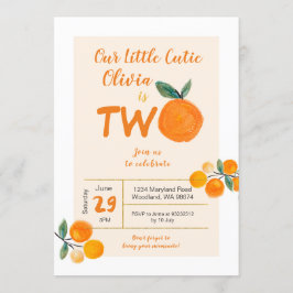 Onze kleine schatje is twee verjaardagen kaart