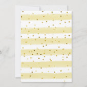 Onze kleine schatje Lemon 1e verjaardag Uitnodigin Kaart (Achterkant)