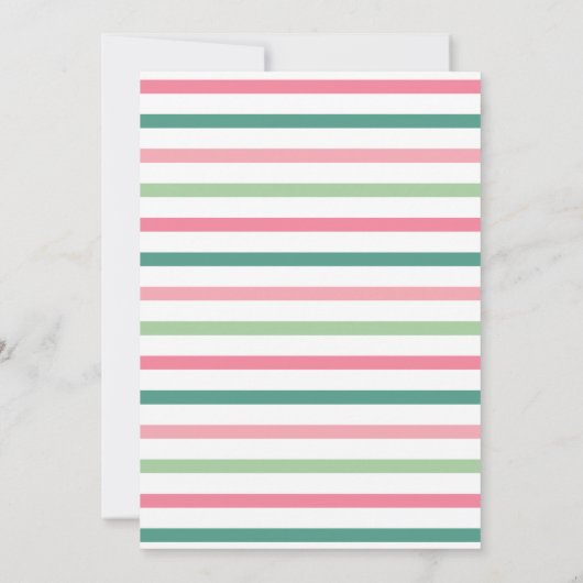 Onze kleine schatje watermeloen verjaardag kaart (Achterkant)