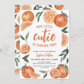 Onze kleine schattige kinderen verjaardagsfeest kaart (Voorkant / Achterkant)