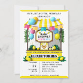 Onze kleine schattige limonade stand Baby shower Kaart (Voorkant)