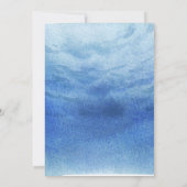 Onze kleine Shark Birthday met Leeftijd Waterverf Kaart (Achterkant)