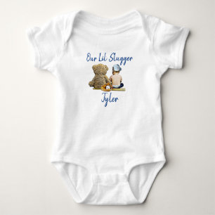 Onze Kleine Slogger Persoonlijke Baby Jongen Romper