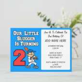 Onze Kleine Slogger Wordt Twee Kaart (Staand voorkant)