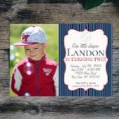 Onze kleine Slugger Baseball-uitnodiging Kaart