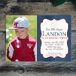 Onze kleine Slugger Baseball-uitnodiging Kaart