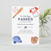 Onze Kleine Slugger Sport Bat Honkbal Verjaardag Kaart (Staand voorkant)