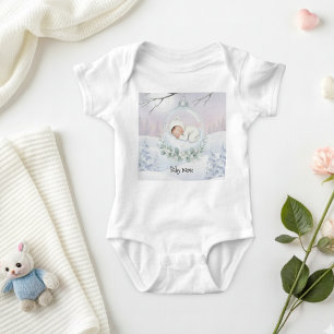 Onze Kleine Sneeuwbaby is op komst Nieuw babyoutfi Romper