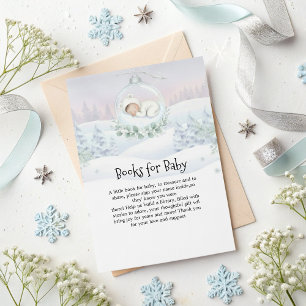 Onze Kleine Sneeuwbaby is op komst Verhalenboek We Informatiekaartje