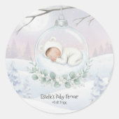 Onze Kleine Sneeuwbaby is op komst Winter Zegel (Voorkant)