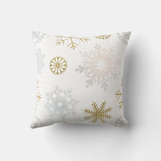 Onze kleine sneeuwvlok Baby foto kussen (Achterkant)