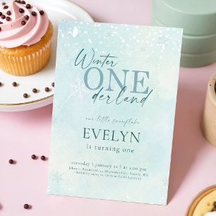 Onze Kleine Sneeuwvlok Winter Onederland Verjaarda Kaart