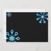 Onze kleine Snowflake maakte geboorteaankondiging Kaart (Achterkant)