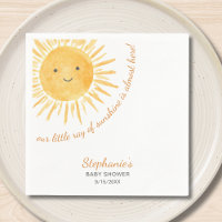 Onze kleine straal van zonneschijn Baby shower