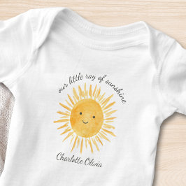 Onze Kleine Straal Van Zonneschijn Schattig Romper