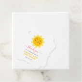 Onze kleine Sunshine Baby shower dank u Bedankjes Labels (In situ)