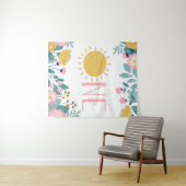 Onze kleine Sunshine Boho Floral ONE Wandkleed (In Situ (horizontaal))