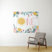 Onze kleine Sunshine Boho Floral ONE Wandkleed (In Situ (horizontaal))
