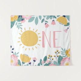 Onze kleine Sunshine Boho Floral ONE Wandkleed