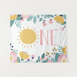Onze kleine Sunshine Boho Floral ONE Wandkleed