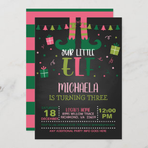 Onze kleine uitnodiging van de Elf Birthday - Meis