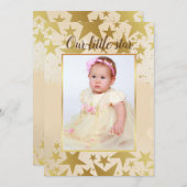 Onze Kleine Uitnodiging van de Foto van de Ster (Voorkant / Achterkant)