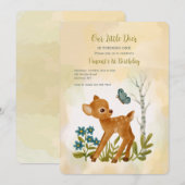 Onze kleine uitnodigingen van de Dag van de Dag va (Voorkant / Achterkant)