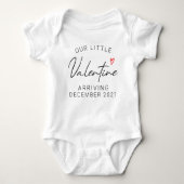 Onze kleine Valentijn Baby Romper (Voorkant)