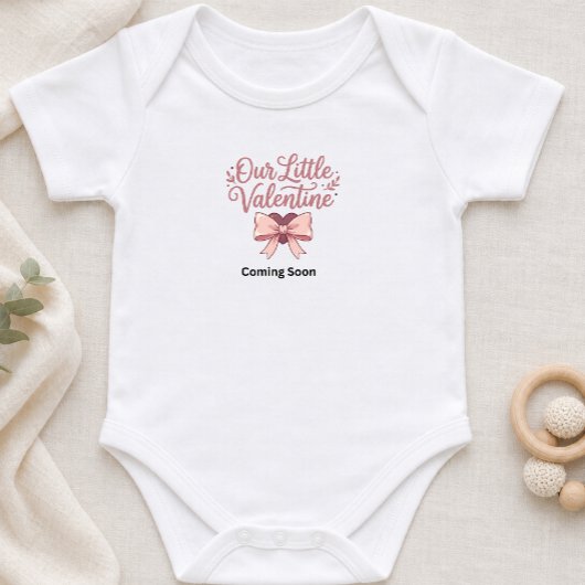 Onze Kleine Valentijn Zwangerschapsaankondiging Romper