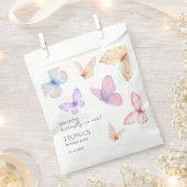 Onze kleine vlinder Meisje's 1e verjaardag Dank u Bedankzakje (Geknipt)