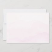 Onze kleine vlinder roze gouden meisje verjaardag kaart (Achterkant)