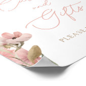 Onze kleine vlinder roze meisjes Kaarten en gesche Poster (Hoek)