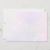 Onze Kleine Vlinder Roze Meisjes Verjaardag Foto Kaart (Achterkant)