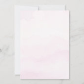 Onze kleine vlinder | Roze Paarse Meisje Verjaarda Kaart (Achterkant)