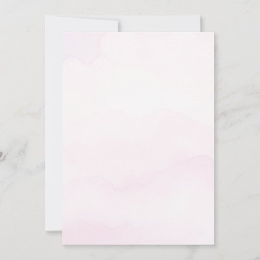 Onze kleine vlinder | Roze Paarse Meisje Verjaarda Kaart (Achterkant)