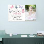 Onze Kleine Vlinder Verjaardagsfeestje Spandoek (Beurs)