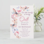 Onze kleine vlinder - Waterverf kleurrijke у Kaart (Staand voorkant)