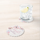 Onze kleine vlinder - Waterverf kleurrijke Verjaar Kartonnen Onderzetters (Insitu)