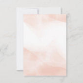 Onze kleine vlinder Waterverf roze Paarse goud Bedankkaart (Achterkant)