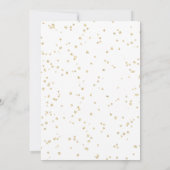 Onze kleine voetganger Peach 1e verjaardagsfeest Kaart (Achterkant)