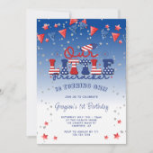 Onze kleine voetzoeker jongen 1e verjaardag kaart (Voorkant)