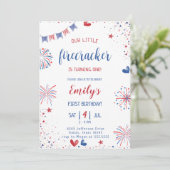 Onze kleine voetzoeker verjaardag kaart (Staand voorkant)